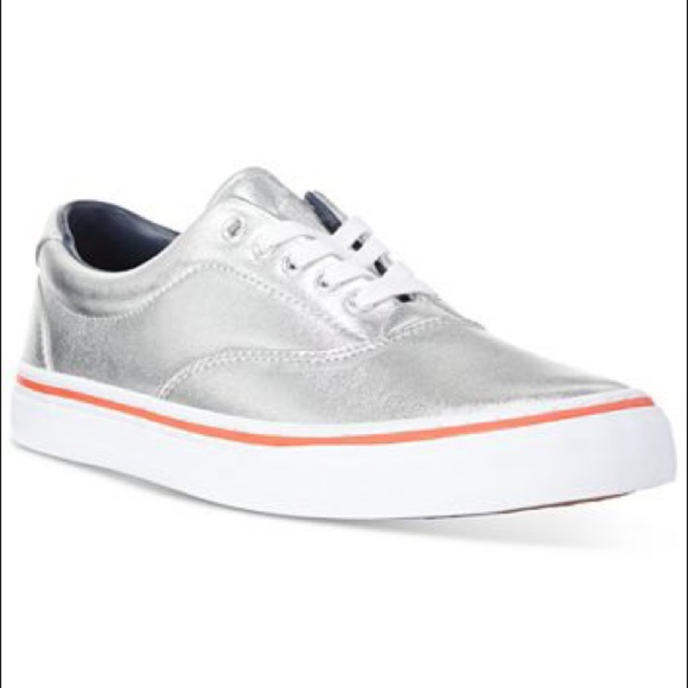 NIB Polo Ralph Lauren Metallic Thorton Sneakers